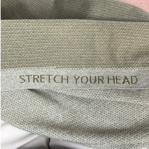 Lululemon Metal Vent Tech Tank Top M Beige Khaki Seamless Mesh Breathable - Picture 6 of 8